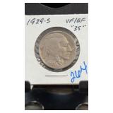 1929-S Buffalo Nickel, VF Condition