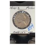 1941-S Jefferson Nickel FS-501 Var.