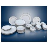 Sears & Roebuck Moderne Platinum China Set