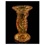 Fenton Amber Glass Hand Torch Toothpick