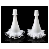 Fenton Silver Crest Epergne Horns