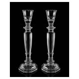 Pair of Crystal Candlesticks