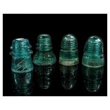 Four Glass Insulators