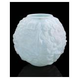 Antique Fenton White Milk Glass Poppy GWTW Shade