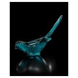 Fenton Glass Aquamarine Bird of Happiness