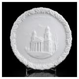 1972 Fenton Christmas in America Plate