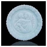 Fenton 1974 Blue Satin Glass Mother