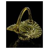 Fenton Swirl Olive Green Ruffled Bride