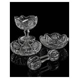 American Brilliant & Cut Glass Lot