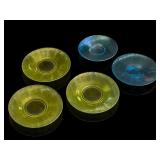 Fenton Iridescent Stretch Glass Plates