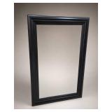 Rectangular Wall Mirror With Black Frame