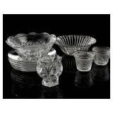 Clear Pressed Glass Tableware