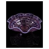 Fenton Wide Rib Shape No. 100 Amethyst Bowl