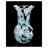 Antique European Spatter Glass Vase, 1890ï¿½1920