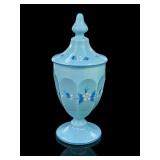 Vintage Westmoreland Glass Hand-Painted Bowl