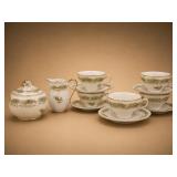 Bavaria Porcelain China Cups Saucers Creamer