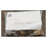 1 Pound Bulk Lot of Foreign Coins