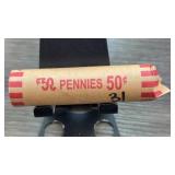 Roll of Mixed Wheat Cents