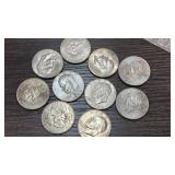 10 Eisenhower Dollar Coins