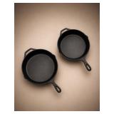 2 Lodge Cast Iron Skillets