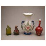 Decorative Vase and Bottle Set