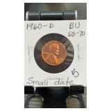 1960-D Lincoln Cent Small Date BU