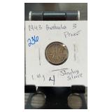 1943 Australia Threepence Sterling Silver
