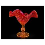 IVIMA Diamond Point Amberina Compote