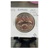 1976 Bahamas Two Dollar Coin UNC