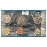 1981 U.S. Mint Coin Set, 6 Coins
