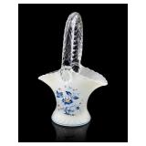 Westmoreland Forget-Me-Not Satin Glass Basket