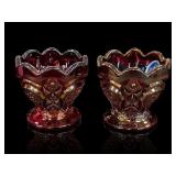 Imperial Glass Fashion Ruby Red Toothpick Set