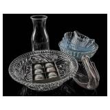 Clear Glass Tableware Lot