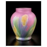 Reuven Art Nouveau Satin Glass Vase