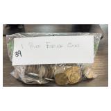 1 Pound Mixed Foreign Coins Assortment
