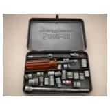 Snap-on Socket Wrenches Set in Metal Case