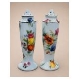 Porcelain Floral Salt and Pepper Shakers