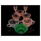Depression Glass Cups and Goblets