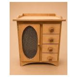 Wooden Miniature Cabinet with Four Drawers