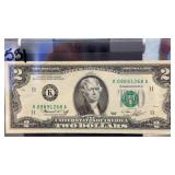 1976 US $2 Federal Reserve Note Unc
