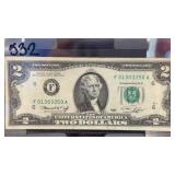 1976 US $2 Federal Reserve Note