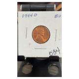 1944-D Lincoln Wheat Cent BU
