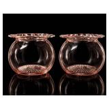 Anchor Hocking Old Colony Pink Bowls