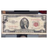 1953-C United States $2 Red Seal Note