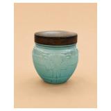 Ruth Maurer ReDumar Art Glass Elephant Jar