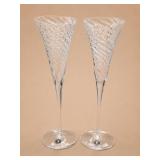 Romanian Handcrafted Crystal Flutes