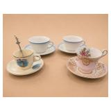 Fire King Alice and Assorted Teacups