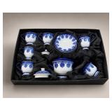 Bombay Blue and White Porcelain Tea Set