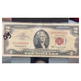 1963 $2 United States Red Seal Bill