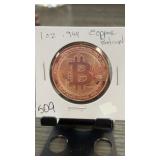1 oz .999 Copper Bitcoin Token Coin